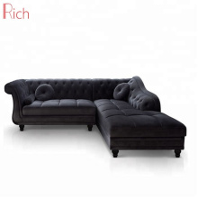 velvet solid wood multicolor corner living room furniture sectional couch l shape sofa cover